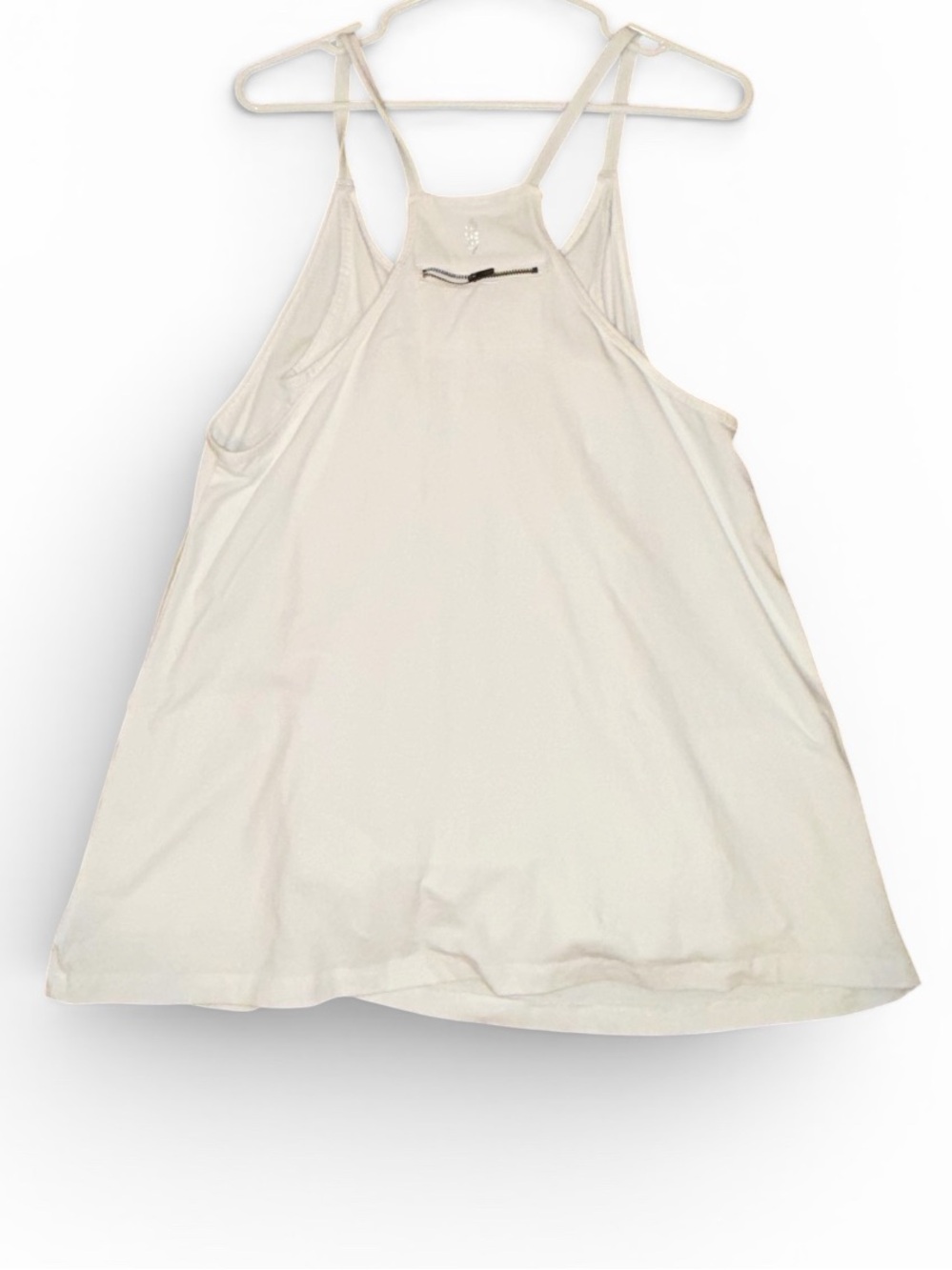 Free People Hot Shot Mini Dress Medium White Athletic Romper Activewear - Picture 4 of 7